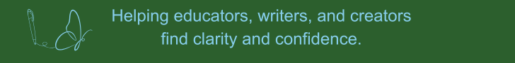The West Coast Lady helps educators, writers, and creatives find clarity and confidence with logo.